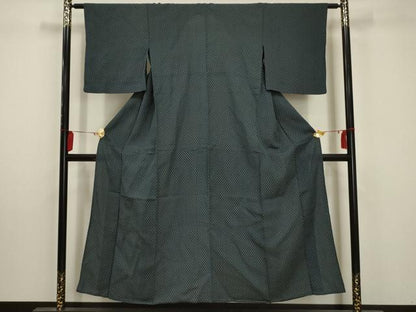 平和屋着物■上質な紬 花づくし 正絹 逸品 AABA5450sx