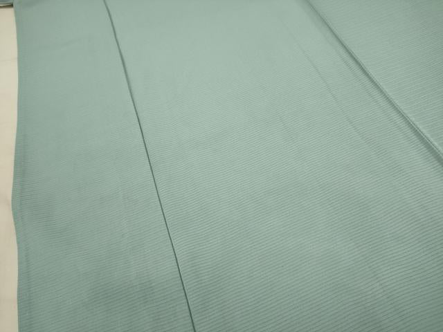 平和屋着物＊夏物 色無地 絽 白群色 正絹 逸品 AABA5514sx