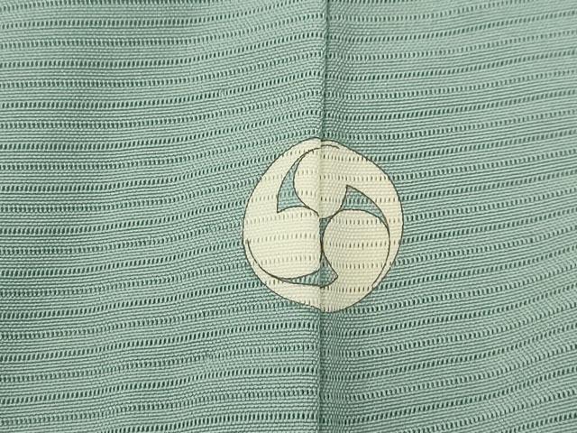 平和屋着物＊夏物 色無地 絽 白群色 正絹 逸品 AABA5514sx