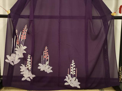 平和屋着物＊夏物 訪問着 絽 草花文 正絹 逸品 AABA5517sx