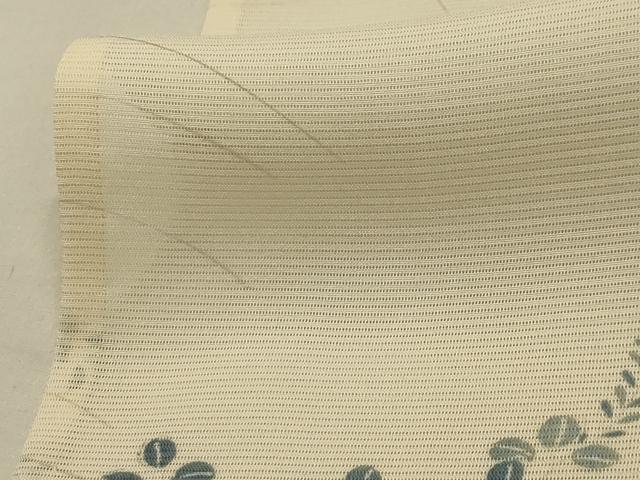 平和屋着物＊夏物 小紋 絽 草花文 正絹 逸品 AABA5524sx