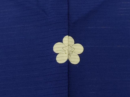 平和屋着物＊夏物 色無地 絽 瑠璃紺色 正絹 逸品 AABA5532sx