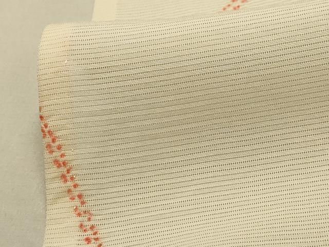 平和屋着物＊夏物 小紋 絽 絞り 舞花文 正絹 逸品 AABA5539sx