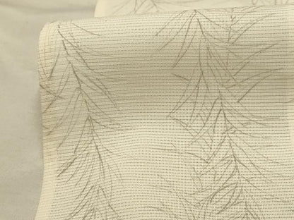 平和屋着物＊夏物 訪問着 絽 刺繍 葉尽くし 正絹 逸品 AABA5540sx