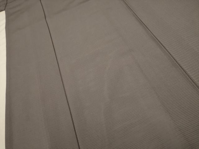 平和屋着物＊夏物 色無地 絽 源氏鼠色 正絹 逸品 AABA5545sx