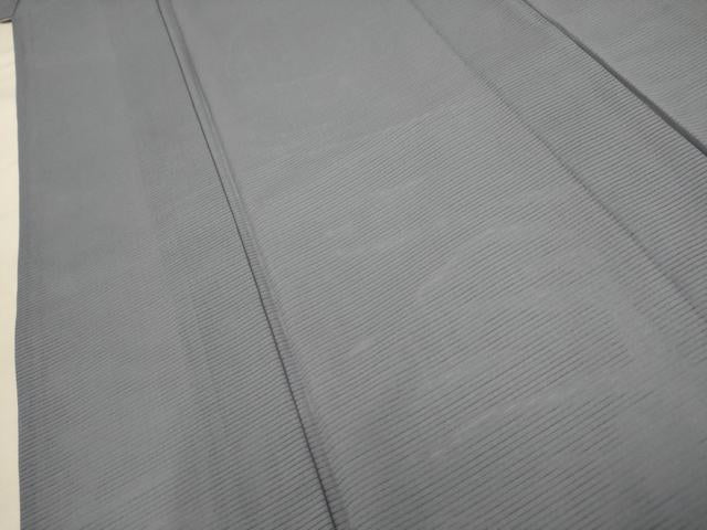 平和屋着物＊夏物 色無地 絽 桔梗鼠色 洗える着物 AABA5554sx