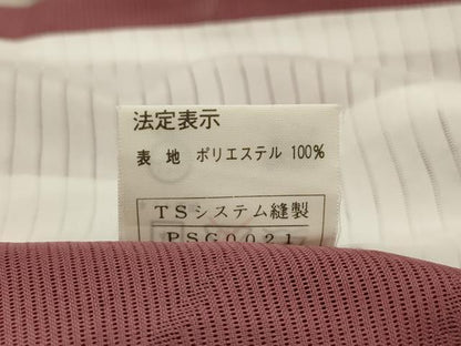 平和屋着物＊夏物 色無地 絽 楓紋紗 蘇芳香色 洗える着物 AABA5564sx