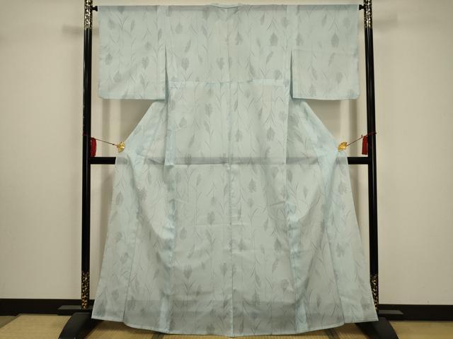 平和屋着物＊夏物 小紋 絽 芒 洗える着物 AABA5565sx