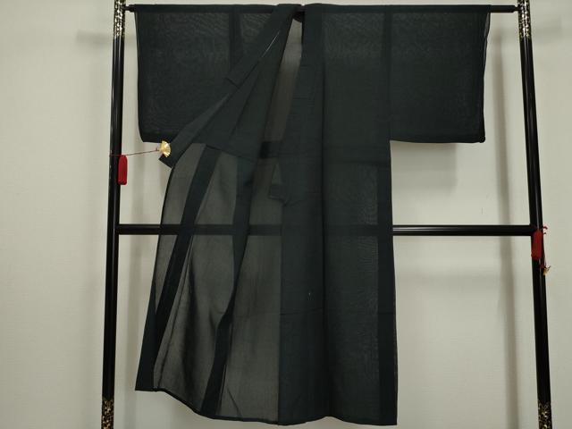 平和屋着物＊夏物 男性 紬 紗 霞文 正絹 逸品 AABA5578sx