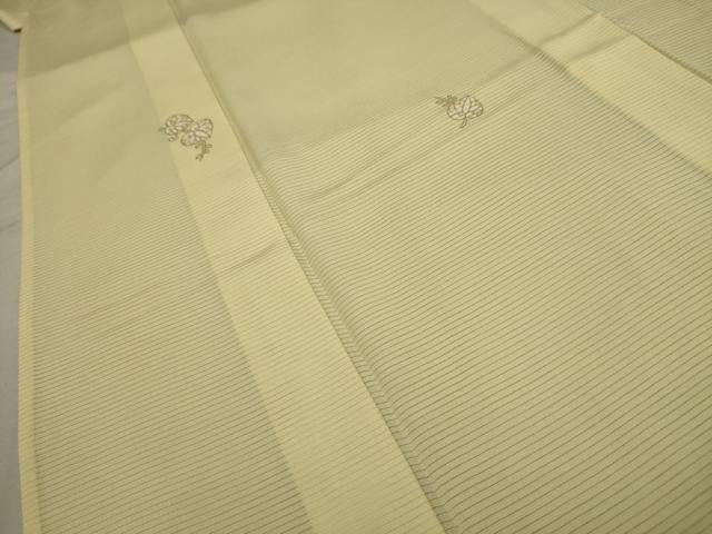 平和屋着物＊夏物 小紋 絽 葵文 金彩 正絹 逸品 AABA5584sx