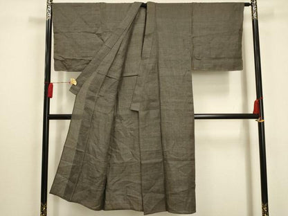 平和屋着物＊夏物 男性 上布 80亀甲 総詰め 麻 逸品 AABA5587sx