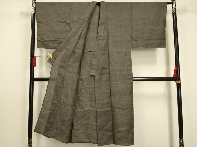 平和屋着物＊夏物 男性 上布 80亀甲 総詰め 麻 逸品 AABA5587sx