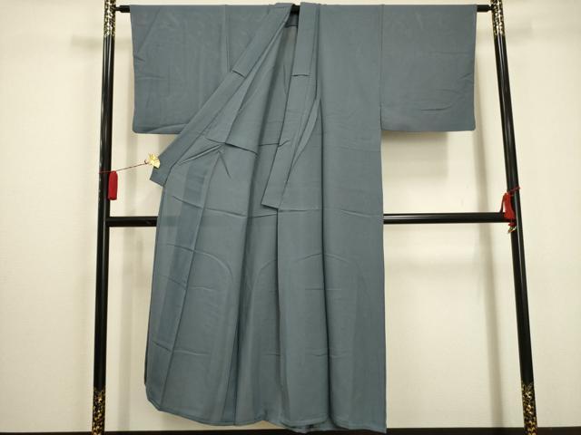 平和屋着物＊夏物　男性　色無地　絽　薄花色　正絹　逸品　AABA5588sx