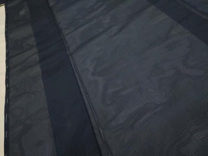 平和屋着物＊夏物 色無地 絽 留紺色 洗える着物 AABA5595sx