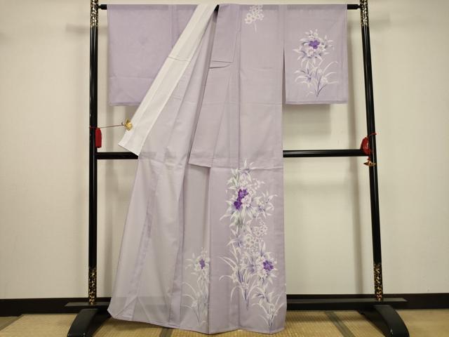 平和屋着物＊夏物 訪問着 絽 草花文 洗える着物 未使用 AABA5596sx