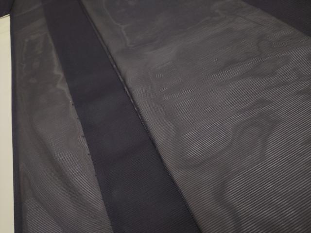 平和屋着物＊夏物 色無地 絽 深紫色 洗える着物 AABA5609sx