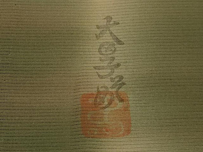 平和屋着物＊夏物 虹色創家 本郷大田子 小紋 絽 霞文 暈し染め 正絹 逸品 AABA5614sx