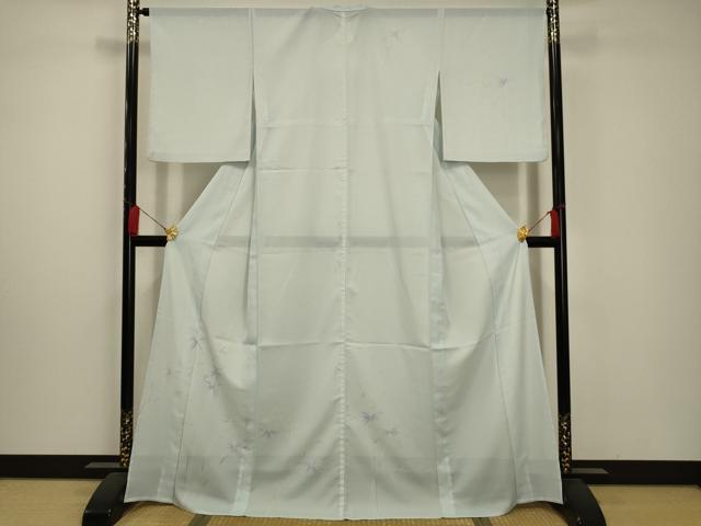 平和屋着物＊夏物 訪問着 絽 南天文 洗える着物 AABA5621sx