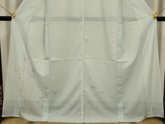 平和屋着物＊夏物 訪問着 絽 南天文 洗える着物 AABA5621sx