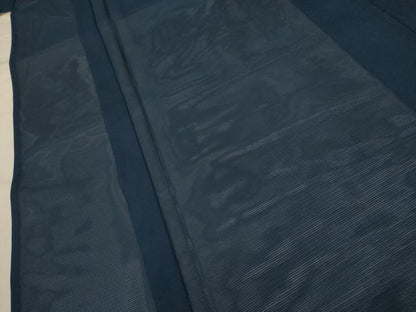 平和屋着物＊夏物 色無地 絽 深縹色 洗える着物 AABA5632sx