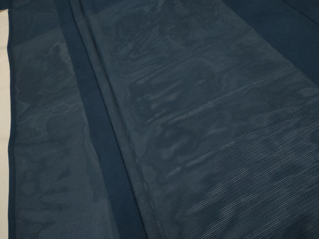 平和屋着物＊夏物 色無地 絽 深縹色 洗える着物 AABA5632sx