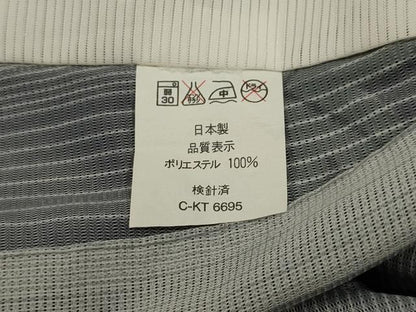 平和屋着物＊夏物 小紋 絽 楓文 洗える着物 AABA5657sx