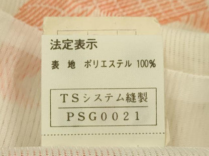 平和屋着物＊夏物　小紋　絽　南天文　洗える着物　AABA5660sx