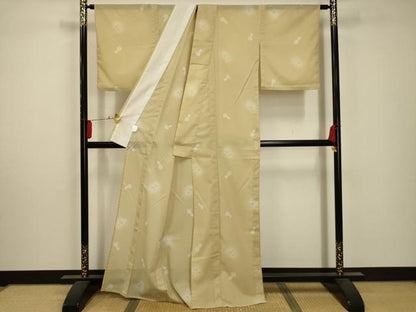 平和屋着物＊夏物 小紋 絽 瓢箪文 暈し染め 洗える着物 AABA5669sx