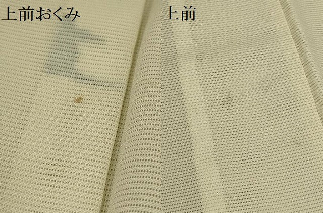 平和屋着物＊夏物 小紋 絽 枝花文 洗える着物 AABA5675sx