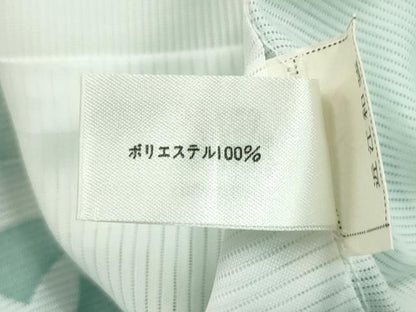 平和屋着物＊夏物 小紋 絽 草花文 暈し染め 洗える着物 AABA5681sx