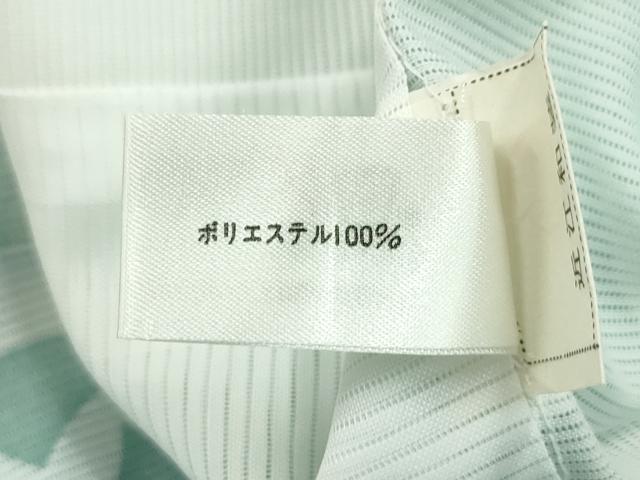 平和屋着物＊夏物 小紋 絽 草花文 暈し染め 洗える着物 AABA5681sx