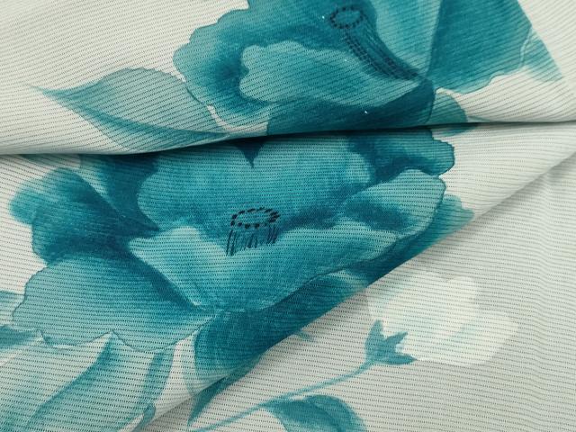 平和屋着物＊夏物 訪問着 絽 枝花文 正絹 逸品 AABA5683sx