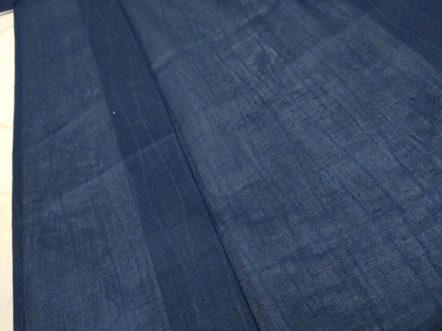 平和屋着物＊夏物 小紋 紗 立涌文 洗える着物 AABA5684sx