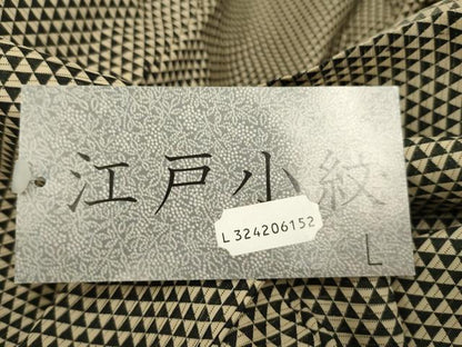 平和屋着物＊夏物 江戸小紋 絽 鱗文 洗える着物 未使用 AABA5718sx