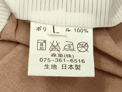 平和屋着物＊夏物 色無地 紗 洗柿色 洗える着物 AABA5720sx