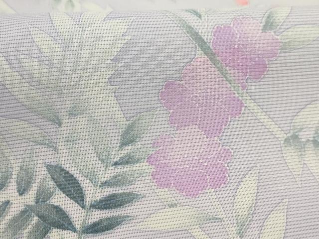 平和屋着物＊夏物 訪問着 絽 枝花文 暈し染め 洗える着物 AABA5729sx
