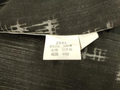 平和屋着物＊夏物 小紋 紗 霞文 洗える着物 AABA5742sx