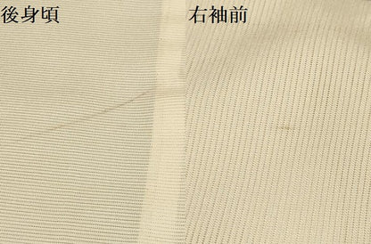 平和屋着物＊夏物 訪問着 絽 草花文 銀彩 正絹 逸品 AABA5750sx