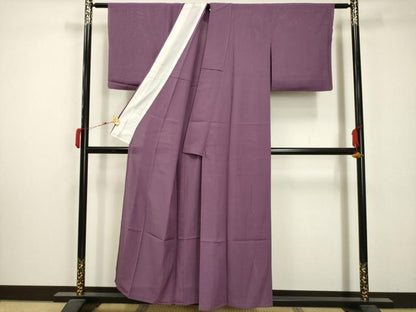 平和屋着物＊夏物 色無地 絽 二藍色 正絹 逸品 AABA5752sx