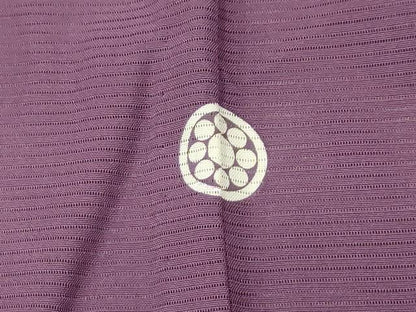 平和屋着物＊夏物 色無地 絽 二藍色 正絹 逸品 AABA5752sx