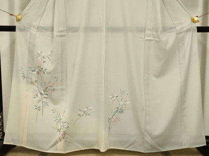 平和屋着物＊夏物 訪問着 絽 枝花文 正絹 逸品 AABA5754sx