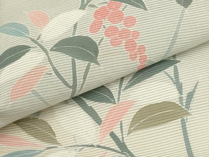 平和屋着物＊夏物 訪問着 絽 枝花文 正絹 逸品 AABA5754sx