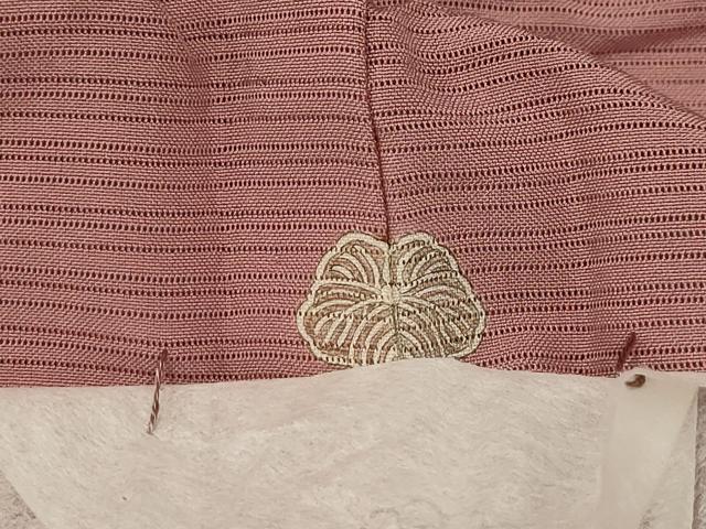 平和屋着物＊夏物 色無地 絽 退紅色 正絹 逸品 未使用 AABA5756sx