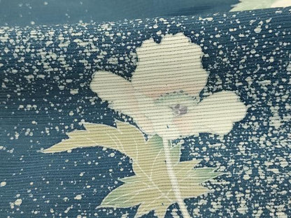 平和屋着物＊夏物 訪問着 絽 草花文 正絹 逸品 AABA5761sx