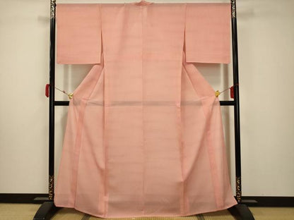 平和屋着物＊夏物 小紋 絽 霞文 正絹 逸品 AABA5767sx