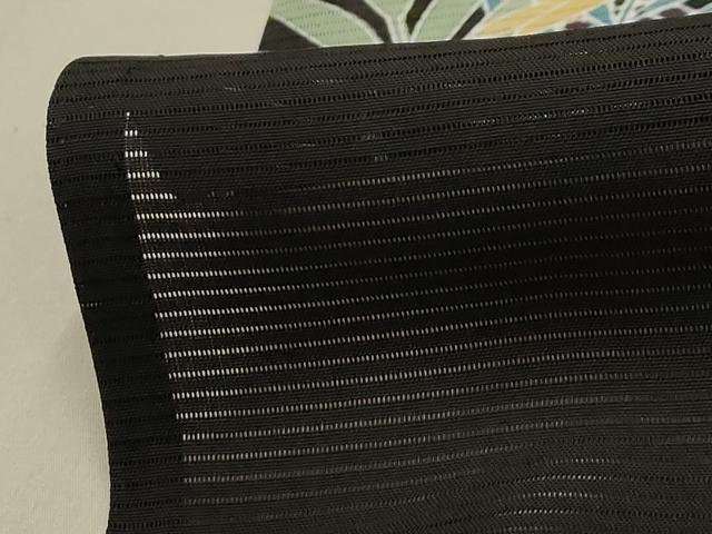 平和屋着物＊夏物　黒留袖　絽　作家物　流水鴛鴦花文　金彩　正絹　逸品　AABA5770sx