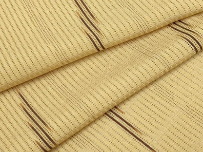 平和屋着物＊夏物 小紋 縦絽 霞文 正絹 逸品 AABA5772sx