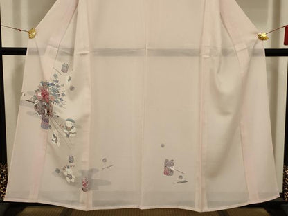 平和屋着物＊夏物 訪問着 絽 人物風景文 正絹 逸品 AABA5774sx