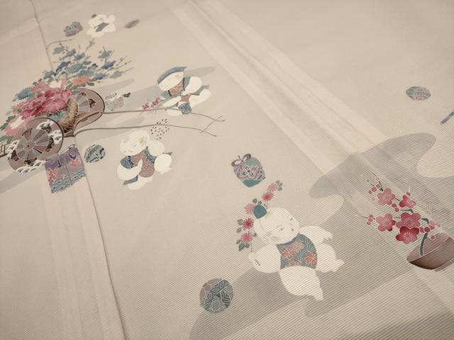 平和屋着物＊夏物 訪問着 絽 人物風景文 正絹 逸品 AABA5774sx