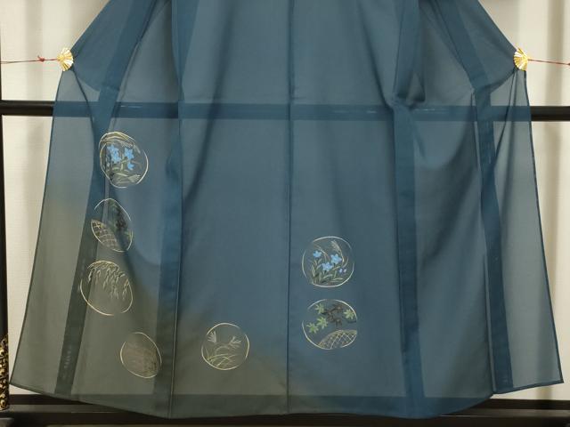 平和屋着物＊夏物 訪問着 絽 花丸文 金彩 正絹 逸品 AABA5778sx